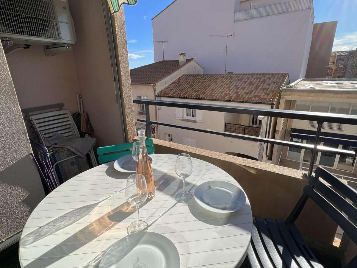 T2 Centre-Ville Avec Climatisation, Proche Plage, 4 Pers - Fr-1-701-28 Valras-Plage Buitenkant foto